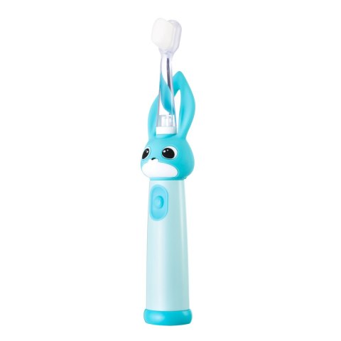 VITAMMY BUNNY LIGHT BLUE Szczoteczka soniczna dla dzieci 0-3 lata, LED, nanowłókna
