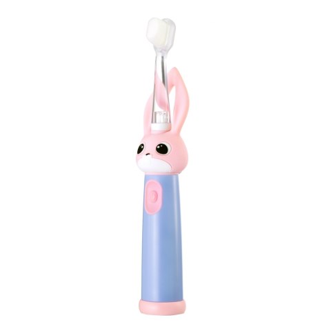 VITAMMY BUNNY PINK Szczoteczka soniczna dla dzieci 0-3 lata, LED, nanowłókna
