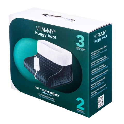 VITAMMY HUGGY BOOT 30X30X24 But rozgrzewający, z 3 poziomami grzania