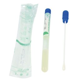 Wymazówka, pałeczka jałowa z wacikiem w probówce z podłożem AMIES, 100 szt.