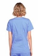 SPI ROZM. XL Bluza medyczna damska Core Stretch Mock Wrap, Błękit, 4728/CIEW/XL