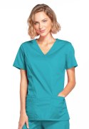 SPI ROZM. S Bluza medyczna damska Core Stretch Mock Wrap, Teal Blue, 4728/TLBW/S