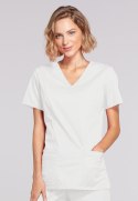 STELO ROZM. XXS Bluza medyczna damska Round Neck Top, 4728/WHTW/XXS