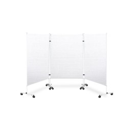 UBM PM-3 BIAŁY Parawan trzyskrzydłowy medyczny, zmywalny, na kółkach