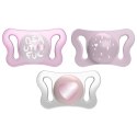 CHICCO PHYSIO MICRO 0-2M Smoczek uspokajający silikonowy, różowy, 2 szt.