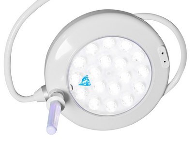 FAMED Uchwyt do lampy SOLIS, sterylny uchwyt do regulacji plamy świetlnej