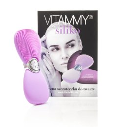 VITAMMY SILIKO LAWENDOWA Szczoteczka soniczna do twarzy, masażer, oczyszczanie