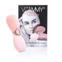 VITAMMY SILIKO PUDROWY RÓŻ Szczoteczka soniczna do twarzy, masażer, oczyszczanie