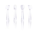 VITAMMY BUNNY Końcówki do szczoteczki sonicznej BUNNY I ePUPPY, delikatne nanowłókna, 4 szt.
