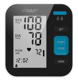 VITAMMY NEXT 5 BASIC + POWER MICRO Ciśnieniomierz z wykrywaniem arytmii, USB