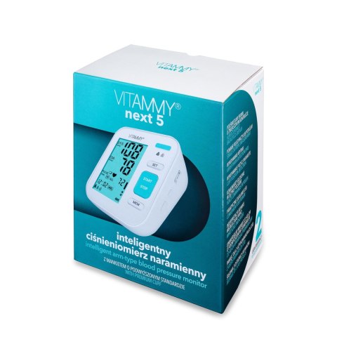 VITAMMY NEXT 5 + POWER MICRO Ciśnieniomierz z funkcją głosową i mankietem