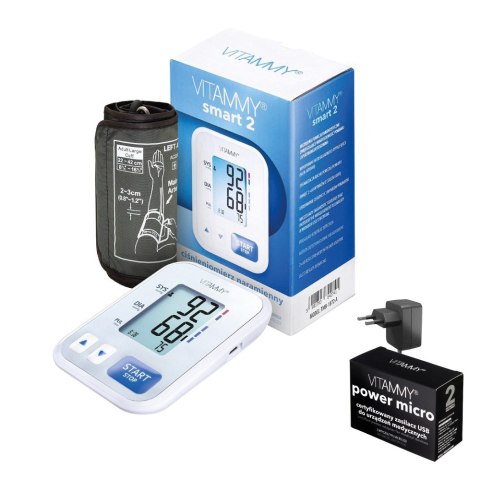 VITAMMY SMART 2 + POWER MICRO Zestaw prezentowy - ciśnieniomierz naramienny