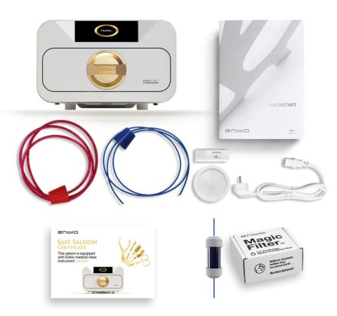 ENBIO GOLD BEAUTY EDITION Autoklaw 2,7L klasa B, filtr, certyfikat, paszport