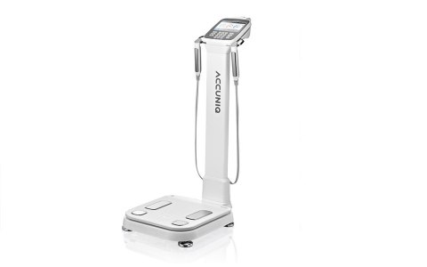 ACCUNIQ SELVAS HEALTHCARE BC380 Analizator składu ciała z kolumną i oprogramowaniem