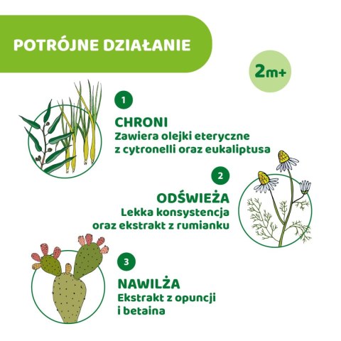 CHICCO NATURALZ 2M+ 60 ml Roll-on ochronny dla dzieci, z olejkami