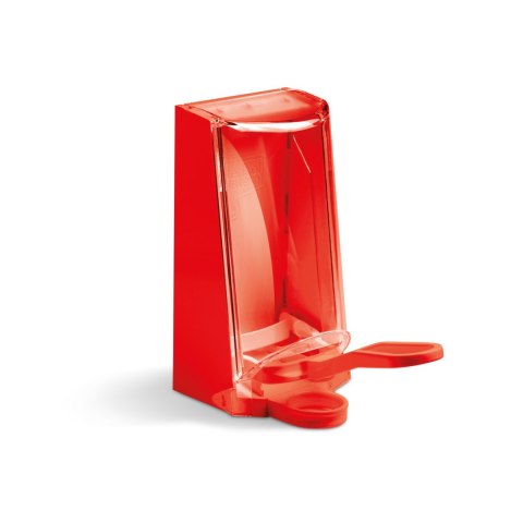 STERISOL Czerwony Dozownik z ramieniem plastikowym, 700 ml, do systemu workowego