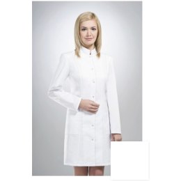 STELO ROZM. 36 Fartuch medyczny damski długi ze stójką, biały, HA70004/WHTH/36