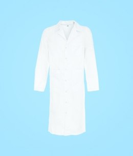 STELO ROZM. M Fartuch medyczny męski długi, biały, 89030/WHTT/M