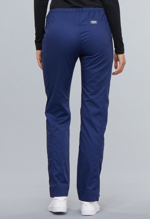 STELO ROZM. XXS Spodnie medyczne damskie Mid Rise Slim Drawstring, 4203/NAVW/XXS