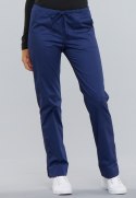STELO ROZM. S Spodnie medyczne damskie Mid Rise Slim Drawstring, 4203/NAVW/S