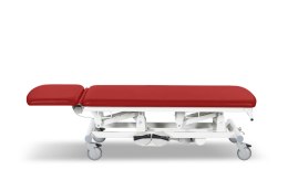 UBM STEL21 BORDOWY 18 Stół zabiegowy, dwu segmentowy z regulacją elektryczną