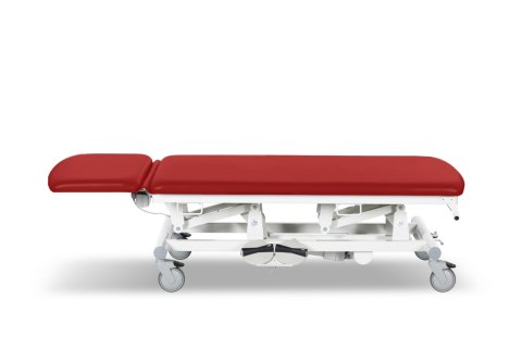 UBM STEL22 Stół zabiegowy, dwu segmentowy z regulacją elektryczną, bordowy 18