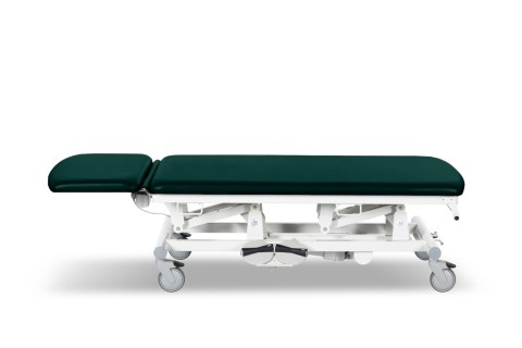 UBM STEL22 Stół zabiegowy, dwu segmentowy z regulacją elektryczną, ciemnozielony 12