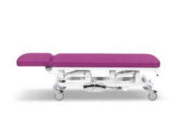 UBM STEL22 Stół zabiegowy, dwu segmentowy z regulacją elektryczną, fuksjowy 19