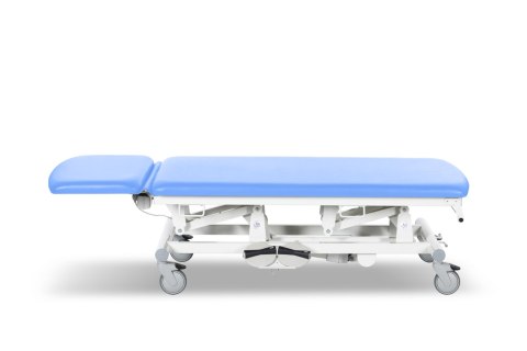 UBM STEL22 Stół zabiegowy, dwu segmentowy z regulacją elektryczną, niebieski 07