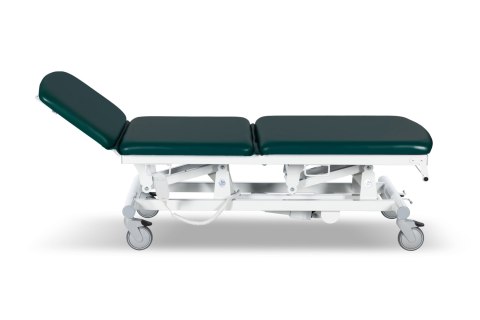 UBM STEL31 CIEMNOZIELONY 12 Stół zabiegowy trójsegmentowy z regulacją elektryczną