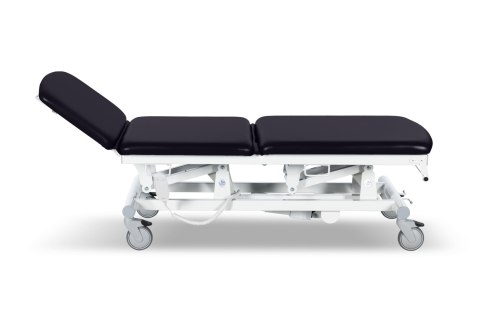 UBM STEL31 CZARNY 10 Stół zabiegowy, trójsegmentowy z regulacją elektryczną