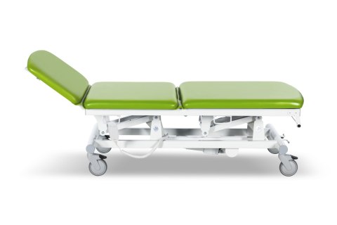 UBM STEL31 LIMONKOWY 20 Stół zabiegowy, trójsegmentowy z regulacją elektryczną