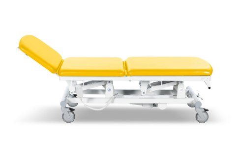 UBM STEL31 ŻÓŁTY 14 Stół zabiegowy, trójsegmentowy z regulacją elektryczną