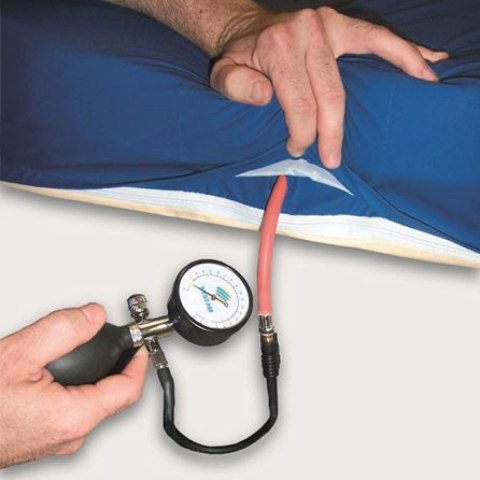 SYSTAM VISCOFLEXAIR 90×200×14 cm Materac przeciwodleżynowy pneumatyczny, pokrowiec