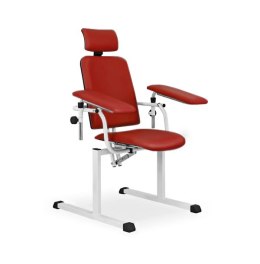 UBM FL-1 BORDOWY 18 Fotel do pobierania krwi, tapicerowany, reg. oparcia i zagłówka