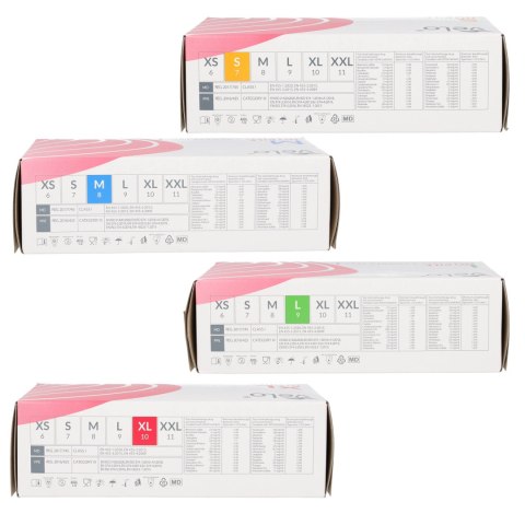 VELO NITRILE BLUE XL Rękawice nitrylowe zabiegowe bezpudrowe, niebieskie, 100 szt.