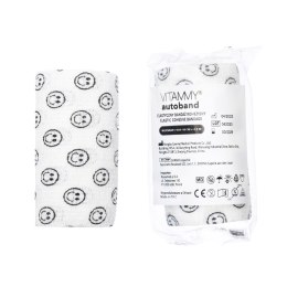 VITAMMY AUTOBAND BUŹKI BIAŁE 10cm x 450cm Elastyczny bandaż kohezyjny samoprzylepny