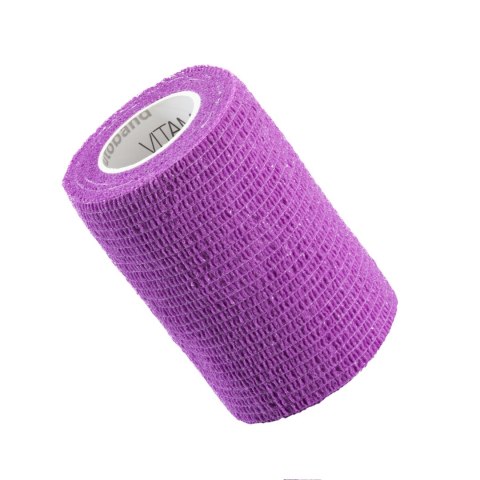 VITAMMY AUTOBAND FIOLETOWY 7,5cm x 450cm Elastyczny bandaż kohezyjny samoprzylepny