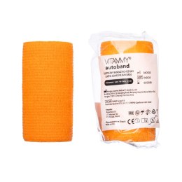 VITAMMY AUTOBAND POMARAŃCZOWY 10cm x 450cm Elastyczny bandaż kohezyjny samoprzylepny