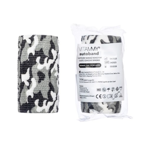 VITAMMY AUTOBAND MORO 10cm x 450cm Elastyczny bandaż kohezyjny samoprzylepny