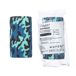 VITAMMY AUTOBAND MORO NIEBIESKIE 10cmx450cm Elastyczny bandaż kohezyjny samoprzylepny