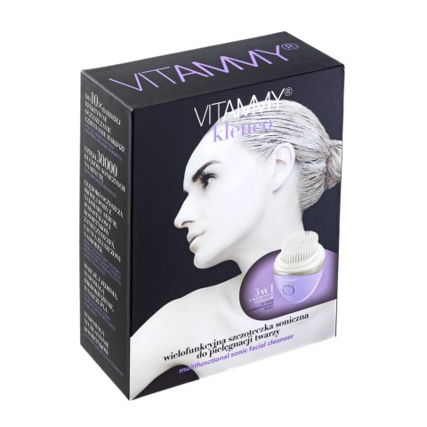 VITAMMY KLENEO PURPLE Szczoteczka soniczna do twarzy, oczyszczanie i masaż