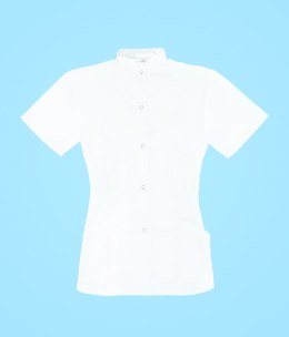 STELO ROZM. XL Żakiet medyczny damski ze stójką, biały, 88010/WHTT/XL