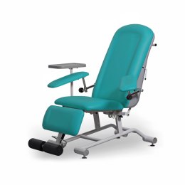 UBM FOZA BASIC PLUS ZIELEŃ MEDYCZNA 06 Fotel zabiegowy z podnóżkiem, regulowany