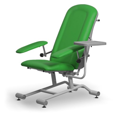 UBM FOZA BASIC ZIELONY 21 Fotel medyczny zabiegowy, do krwi i iniekcji, regulowany