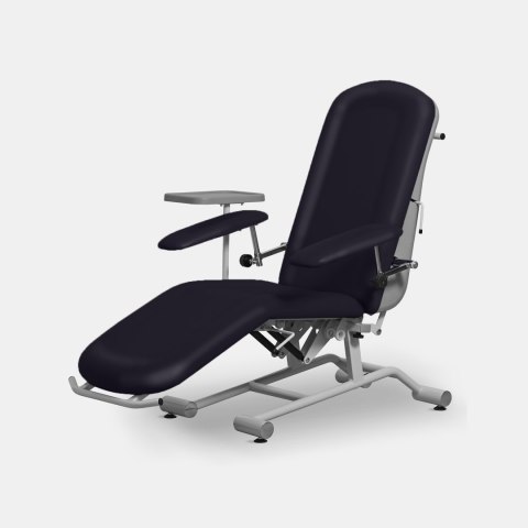 UBM FOZA DONA CZARNY 10 Fotel zabiegowy, wielofunkcyjny, do dializ, pobierania krwi