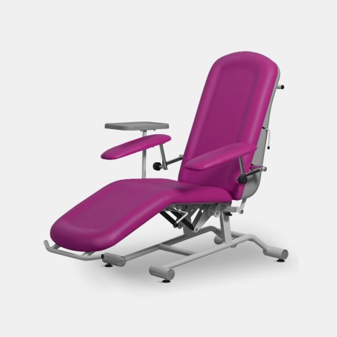 UBM FOZA DONA FUKSJOWY 19 Fotel zabiegowy, do dializ, chemioterapii i pobierania krwi