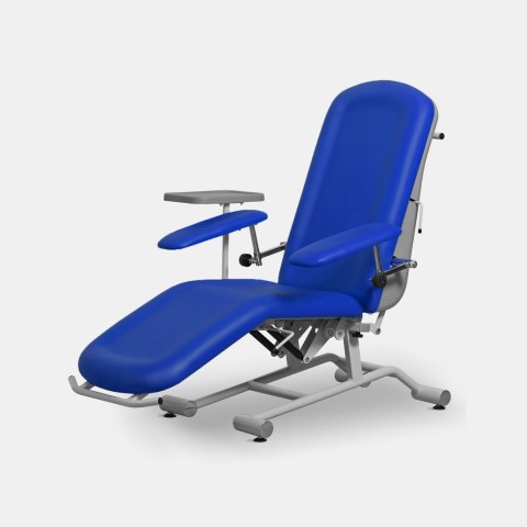 UBM FOZA DONA GRANATOWY 08 Fotel zabiegowy, do dializ, chemioterapii, pobierania krwi