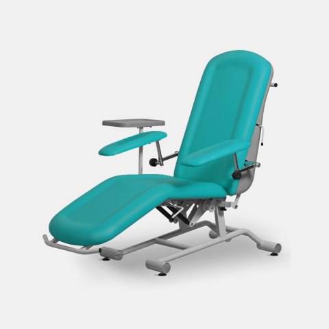 UBM FOZA DONA SELEDYNOWY 05 Fotel zabiegowy, do chemioterapii i dializ, regulowany