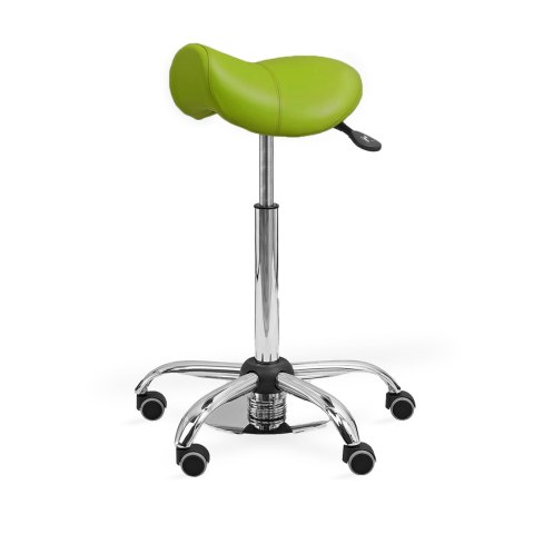 UBM MEDICA STS LIMONKOWY 20 Taboret medyczny z nożną regulacją wys., tapicerowany